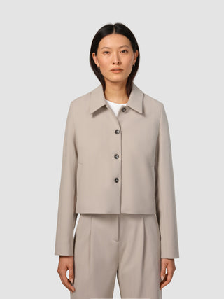 Serene Short Jacket Greige