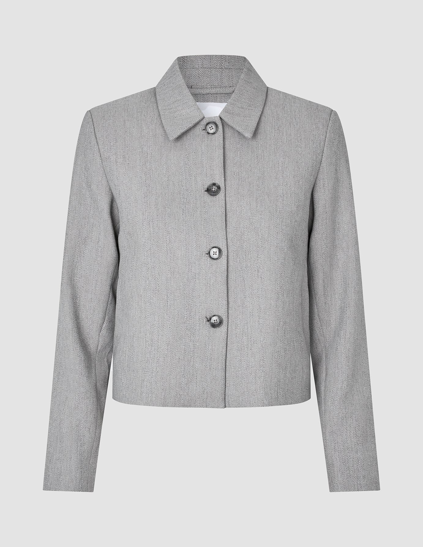 Serene Set Tapestry Herringbone Short Jacket Pants