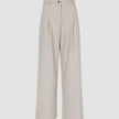 Serene Set Greige Wide Fit Pants & Short Jacket