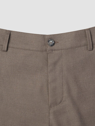 Siena Pants Relaxed Fit Dark Chestnut Melange