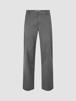 Siena Pants Relaxed Fit Herringbone Grey