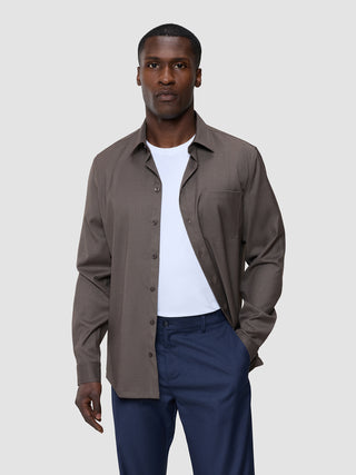 Siena Shirt Dark Chestnut Melange