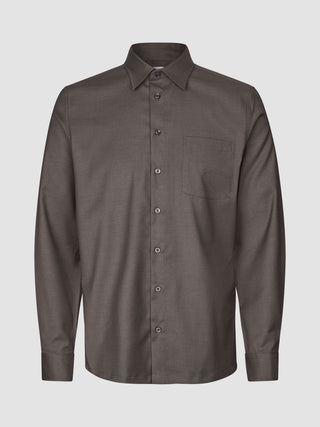 Siena Shirt Dark Chestnut Melange