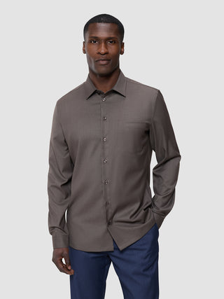Siena Shirt Dark Chestnut Melange