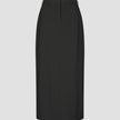 Essential Set Black Long Vest & Maxi Skirt