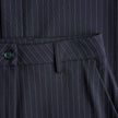 Essential Set Navy Pinstripe Short Vest & Maxi Skirt