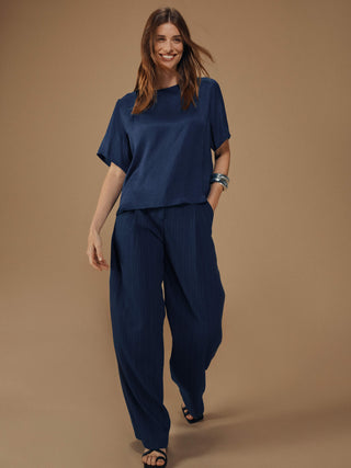 Women's Amara Blouse Navy