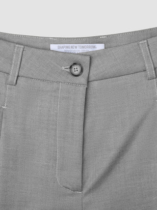 Women's Skye Pants Wide Mellow Beige Herringbone