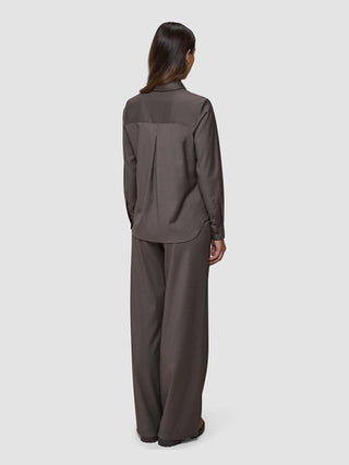 Women's Skye Shirt Dark Chestnut Melange