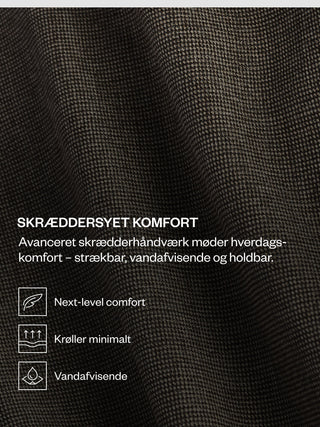 Essential Suit Pants Relaxed Fit Green Melange