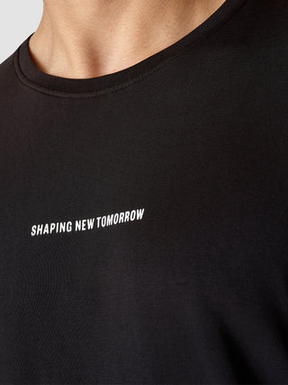 Supima Autograph Long-Sleeved T-Shirt Black