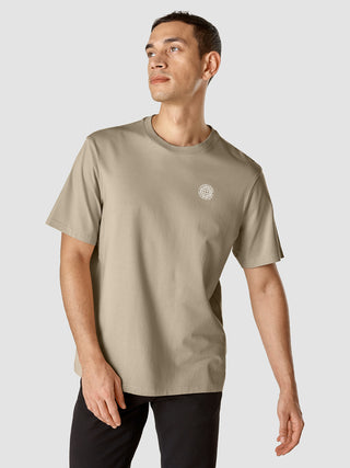 Supima T-shirt Box Fit Globe Sahara