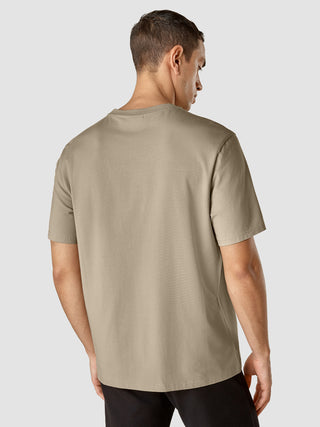 Supima T-shirt Box Fit Globe Sahara