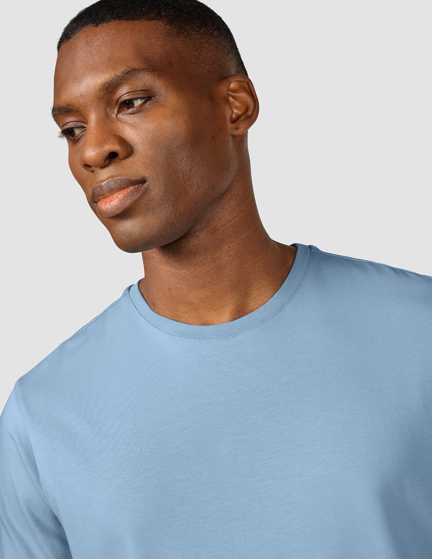 Supima T-shirt Rainy Blue