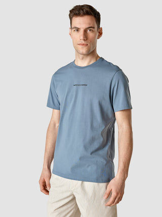 Supima Autograph T-shirt Blue Mirage