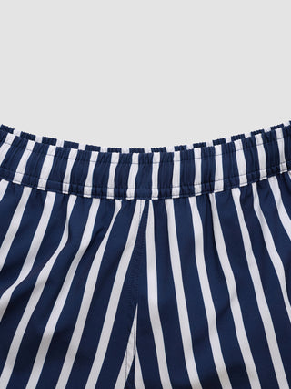 Swim Shorts Navy Stripe