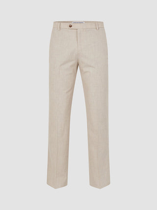Tech Linen Suit Pants Relaxed Fit Sandshell