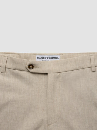 Tech Linen Suit Pants Relaxed Fit Sandshell