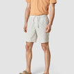 Tech Linen Elastic Shorts Navy Pinstripe