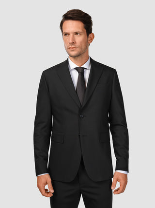 Tech Wool Blazer Black Slim