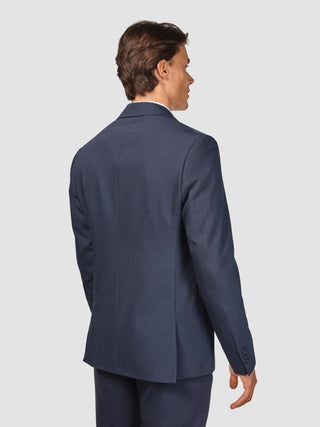 Tech Wool Blazer Navy Regular