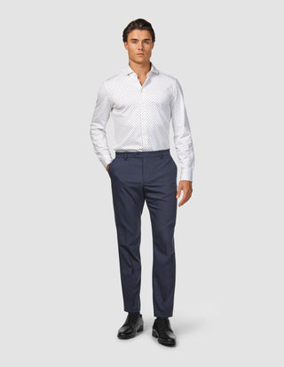 Tech Wool Suit Pants Regular Navy