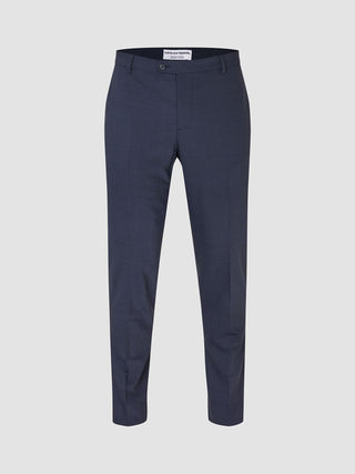 Tech Wool Suit Pants Slim Navy