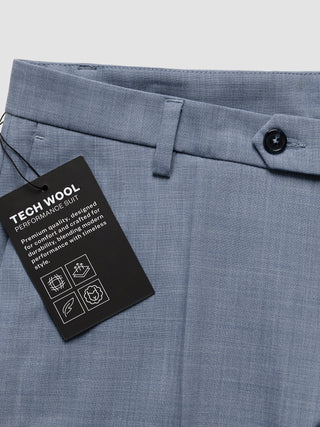 Tech Wool Suit Light Blue