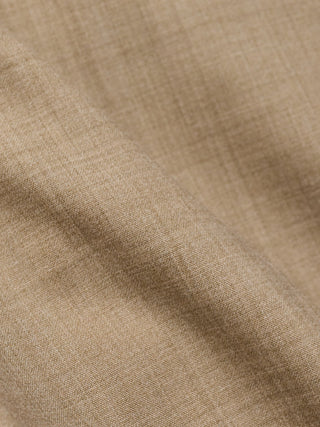 Tech Wool Suit Pants Slim Sand