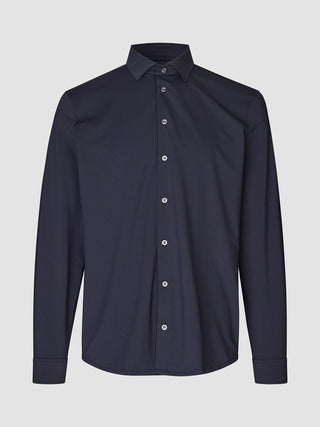 Travel Shirt Dark Navy Regular