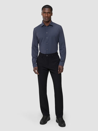 Travel Shirt Dark Navy Slim