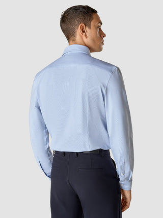 Travel Shirt Light Blue Slim