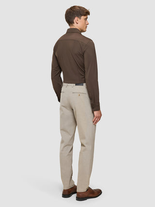 Travel Shirt Saddle Brown Regular