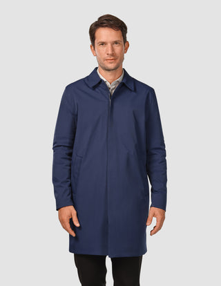 Waterproof Trench Coat Navy