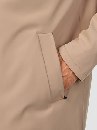 Waterproof Trench Coat Sand Grain