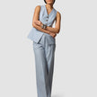 Essential Set Long Vest & Wide Pants