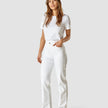 Jeans Straight White