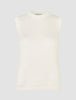 Women's Structured Knit Top Off White