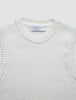 Women's Structured Knit Top Off White