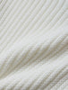 Women's Structured Knit Top Off White