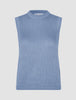 Women's Structured Knit Top Serenity Blue
