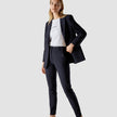 Essential Suit Tapered Navy Pinstripe