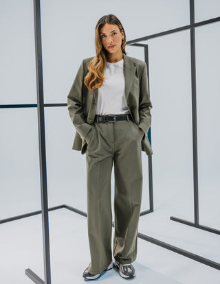 Essential Blazer Dark Olive