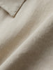Women's Linen Shirt Short Sleeved Sandy Beige