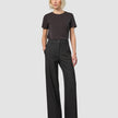 Essential Pants Wide Asphalt Pinstriped
