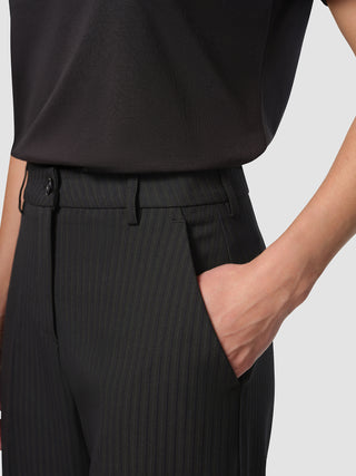 Essential Pants Wide Asphalt Pinstriped