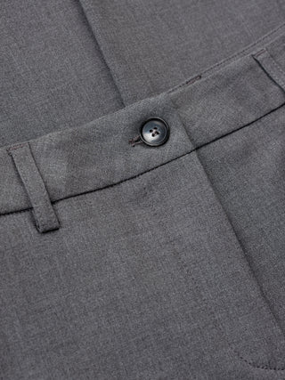 Essential Pants Wide Dark Grey Melange