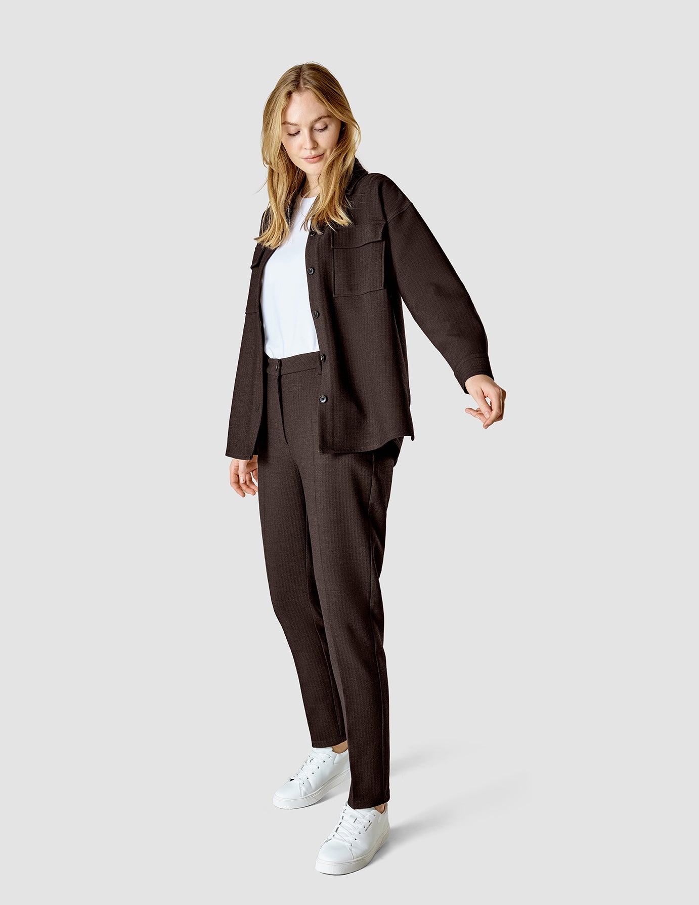 No. 1 Pants Tapered Dark Chokolate