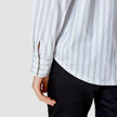 Oversized Long Sleeve Shirt Halo Stripes Latte