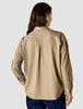 Oversized Long Sleeve Shirt Latte